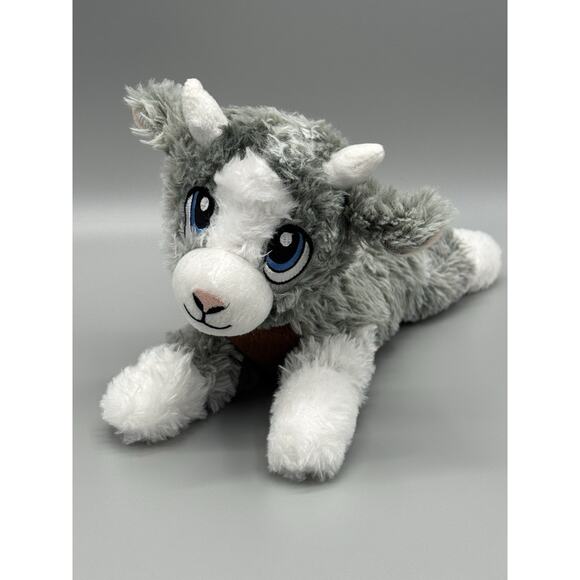 Classic Toy Co Goat Plush Laying Flat 12 Inch Stuffed Animal - Picture 1 of 10